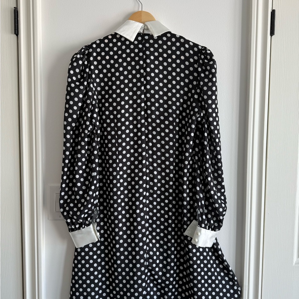 Black and White Polka Dot Dress - Picture 3 of 3